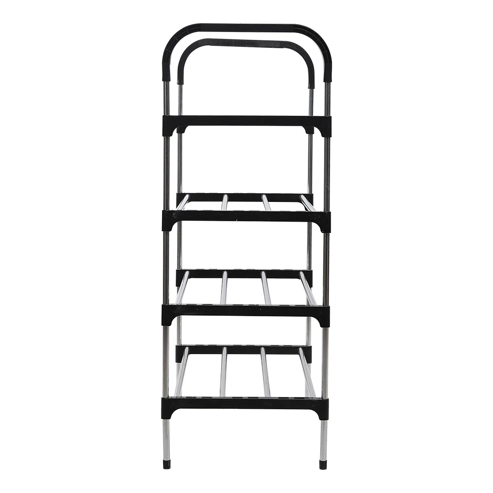 Livingandhome 4-Tier Stackable Shoe Rack Organizer - Image 3