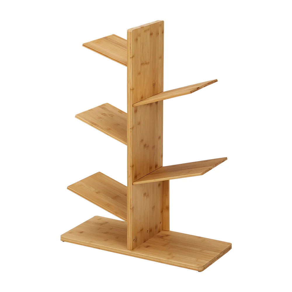 Livingandhome 5-Tier Wooden Tree Bookshelf - Image 4