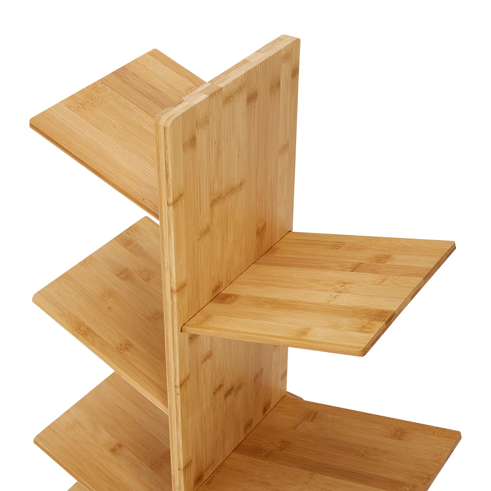 Livingandhome 5-Tier Wooden Tree Bookshelf - Image 5