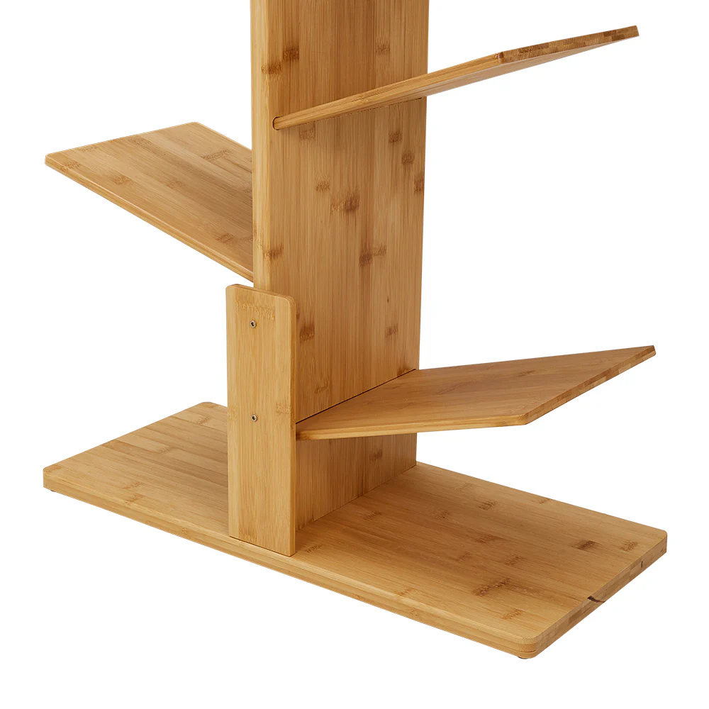 Livingandhome 5-Tier Wooden Tree Bookshelf - Image 6