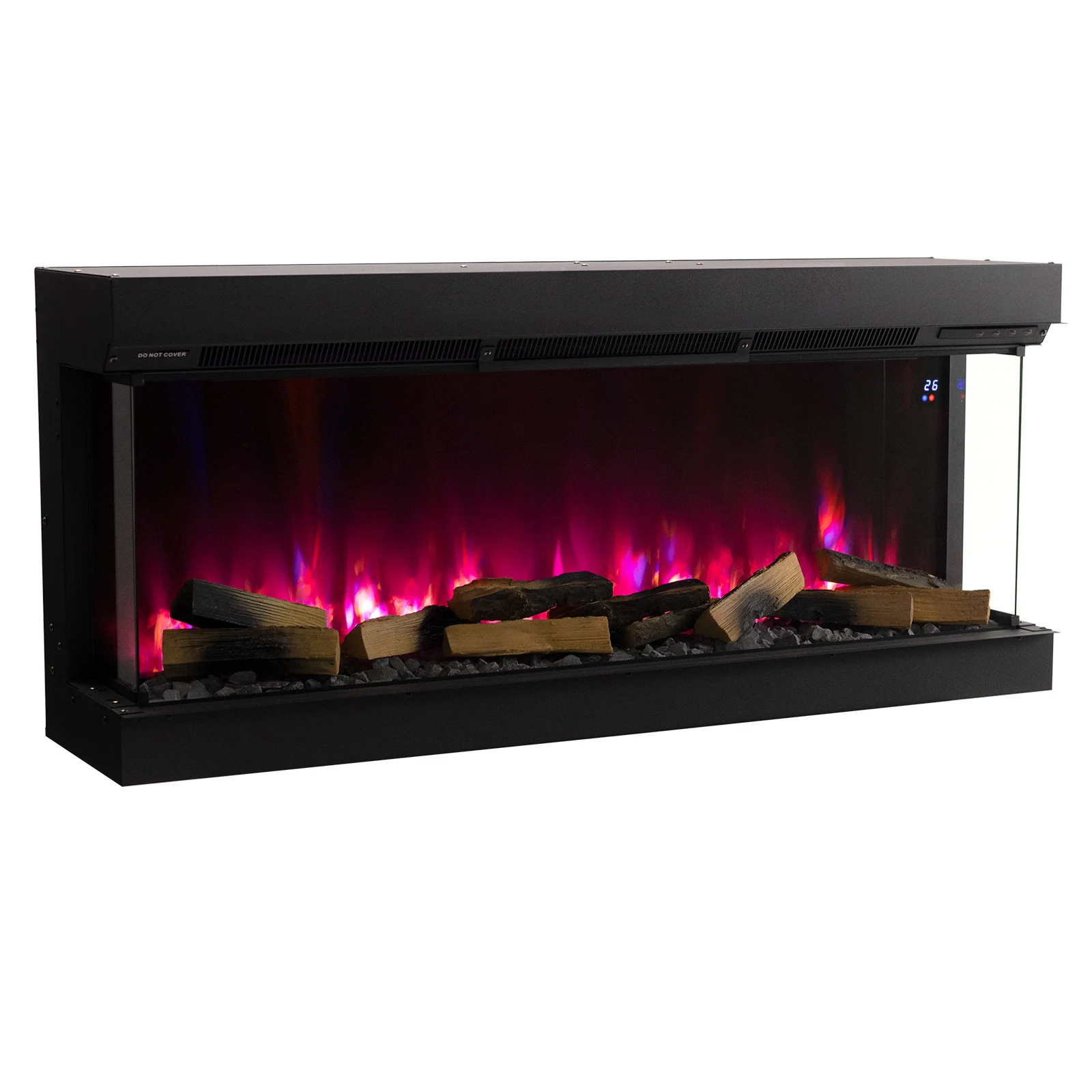 Livingandhome 50inch 3-Sided Smart Electric Fireplace - Image 3