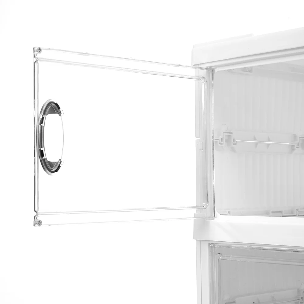 Livingandhome 6-Tier Foldable Storage Box with Magnetic Doors - Image 5