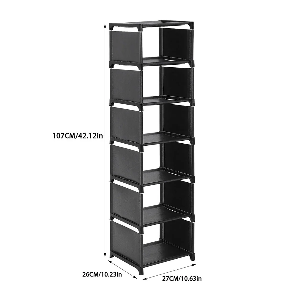 Livingandhome 7-Tier Adjustable Shoe Storage Rack - Image 5