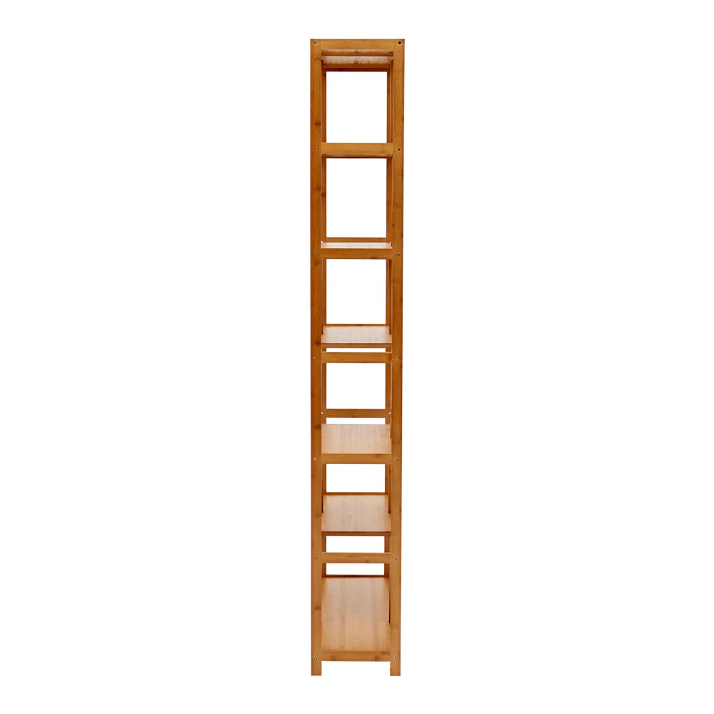 Livingandhome 7-Tier Wooden Bookcase Display Stand - Image 5