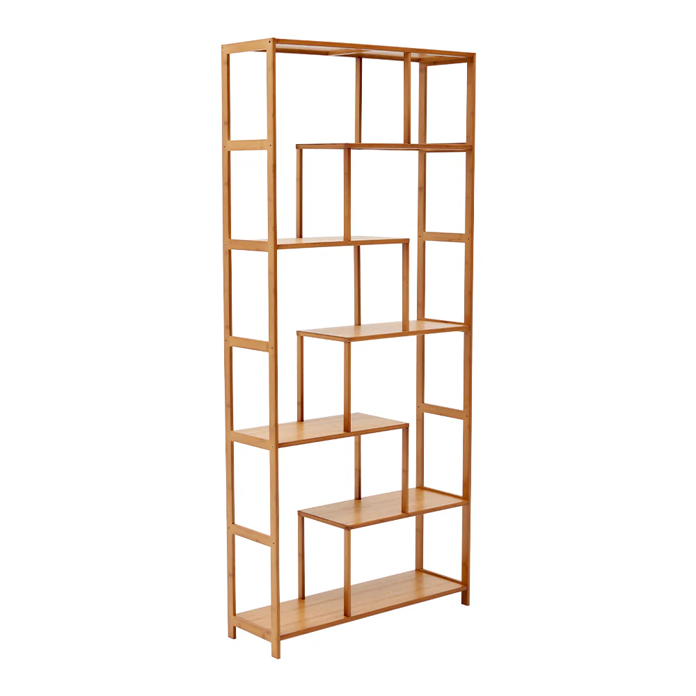 Livingandhome 7-Tier Wooden Bookcase Display Stand - Image 6
