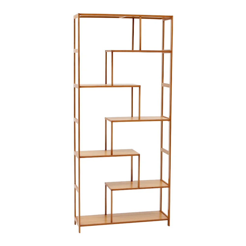Livingandhome 7-Tier Wooden Bookcase Display Stand - Image 7