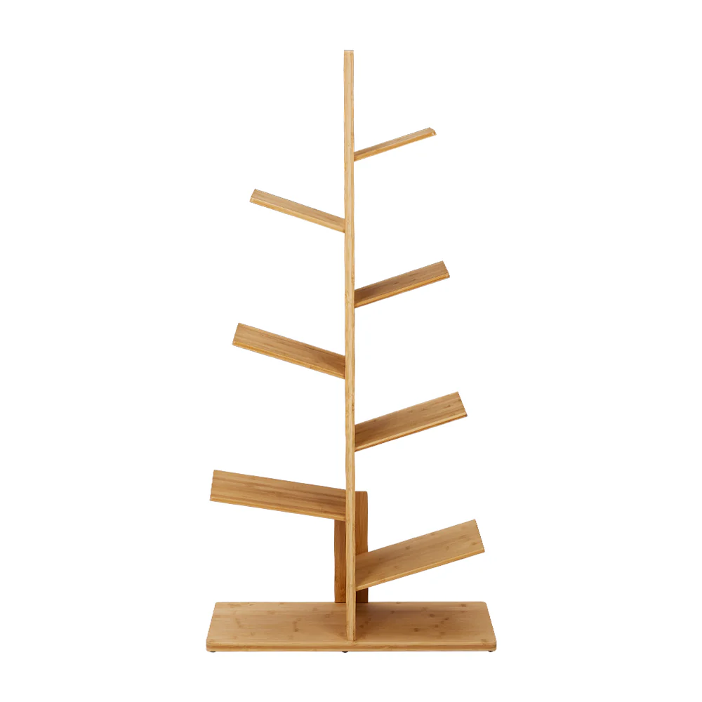 Livingandhome 7-Tier Wooden Tree Bookshelf - Image 3