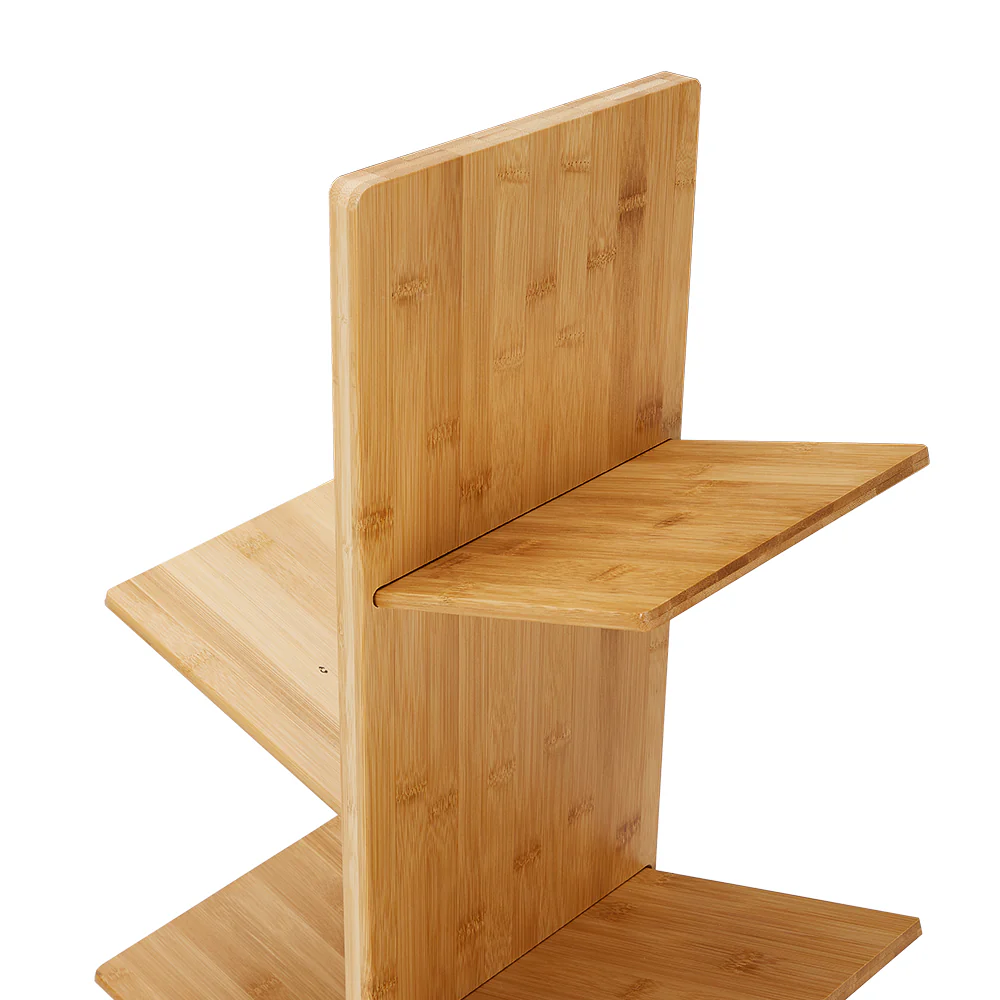 Livingandhome 7-Tier Wooden Tree Bookshelf - Image 5