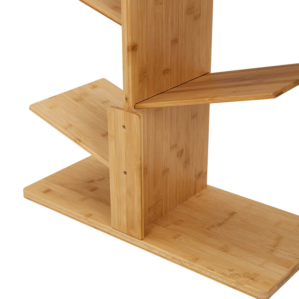 Livingandhome 7-Tier Wooden Tree Bookshelf - Image 6