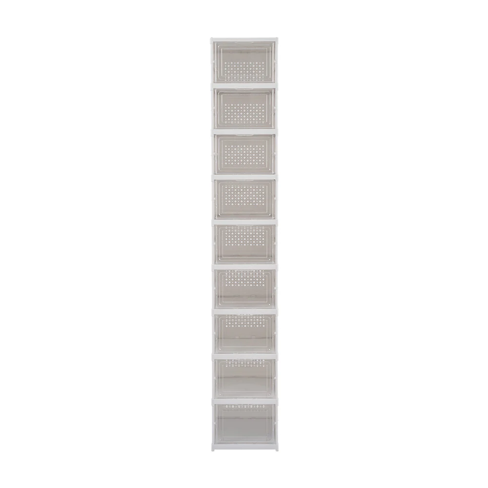 Livingandhome 9-Tier Shoe Organiser Cabinet