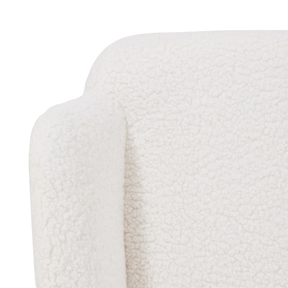 Livingandhome Accent Chair with Footstool Set - Image 5