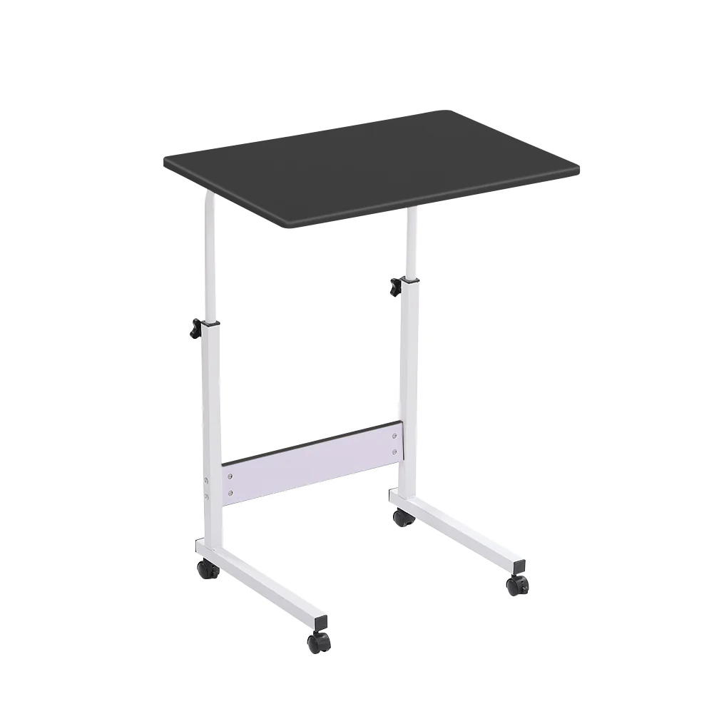 Livingandhome Adjustable Computer Standing Desk with Wheels - Image 5