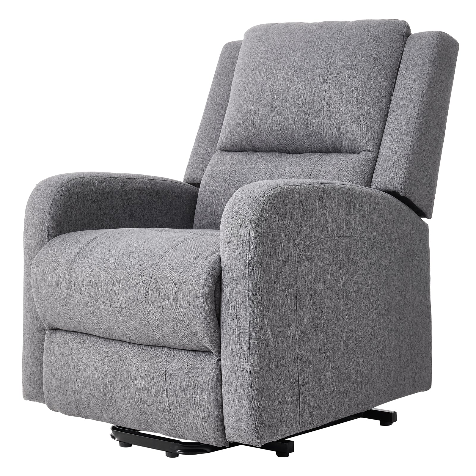 Livingandhome Adjustable Recliner Chair With Footrest - Image 6