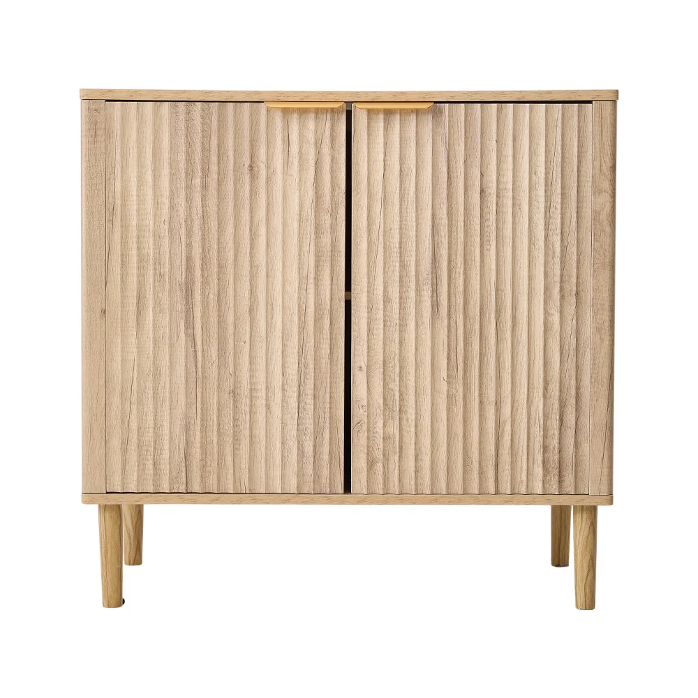 Livingandhome Adjustable Shelved Storage Sideboard
