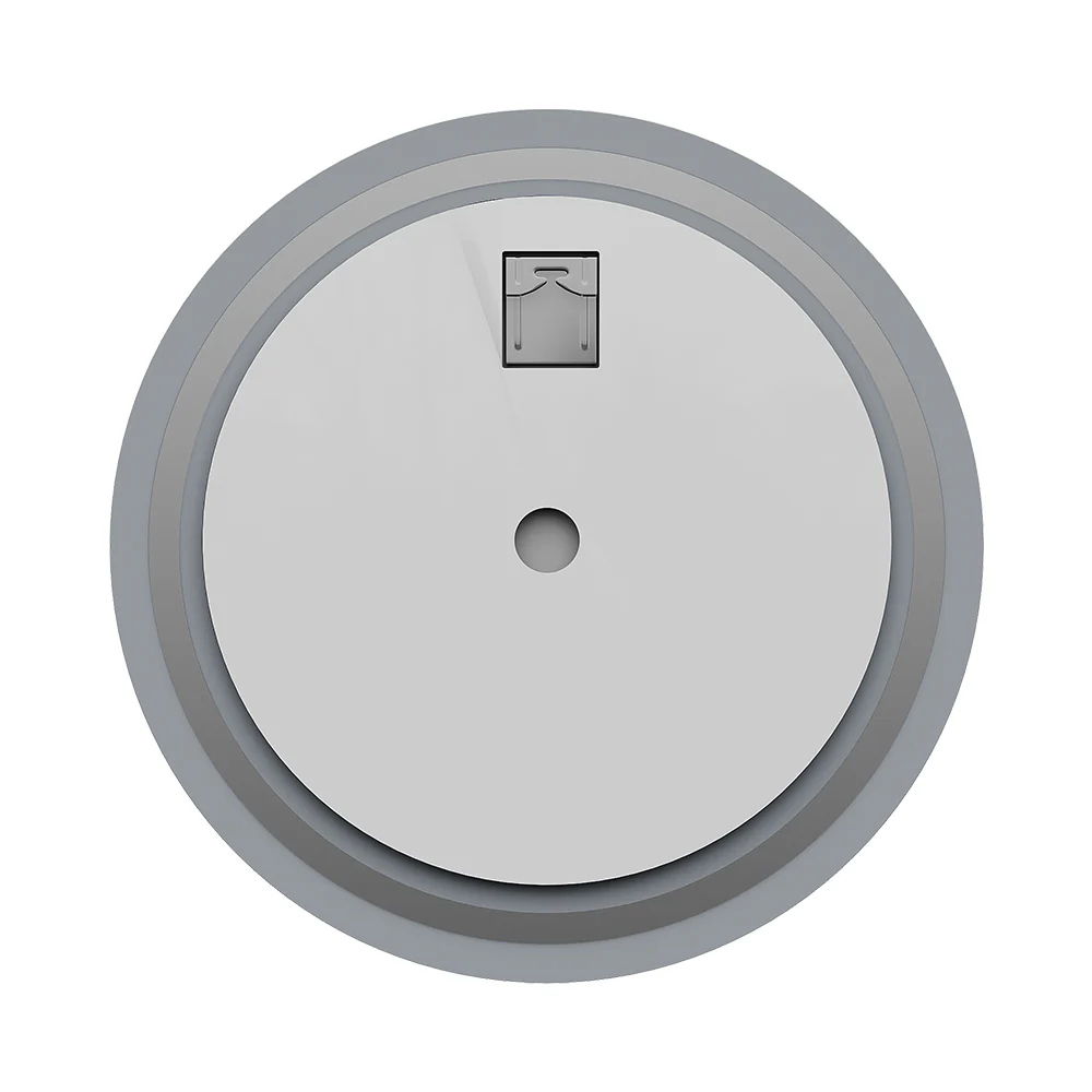 Livingandhome Anti-Fog Round Wall Mounted LED Mirror - Image 4