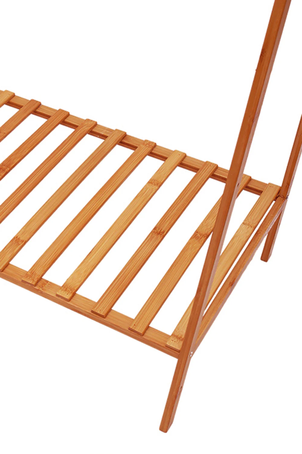 Livingandhome Bamboo Bedroom Garment Clothes Rack - Image 5
