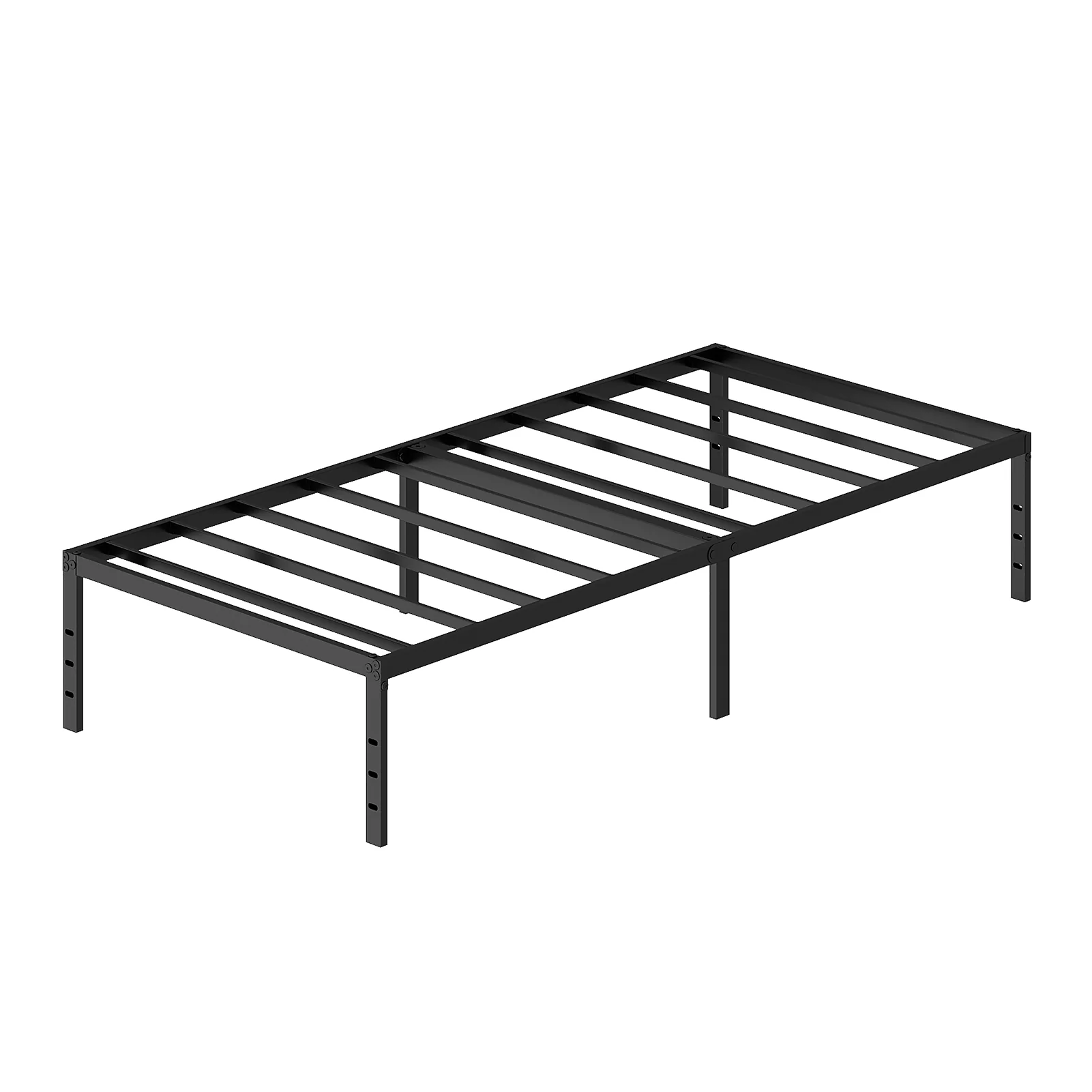 Livingandhome Black Iron Bed Frame without Mattress - Image 4