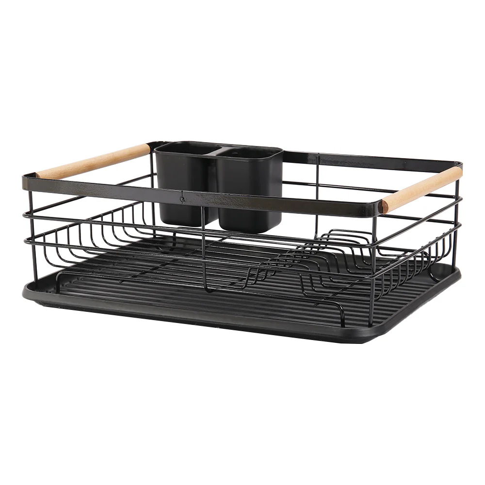 Livingandhome Black Iron Dish Drainer - Image 4