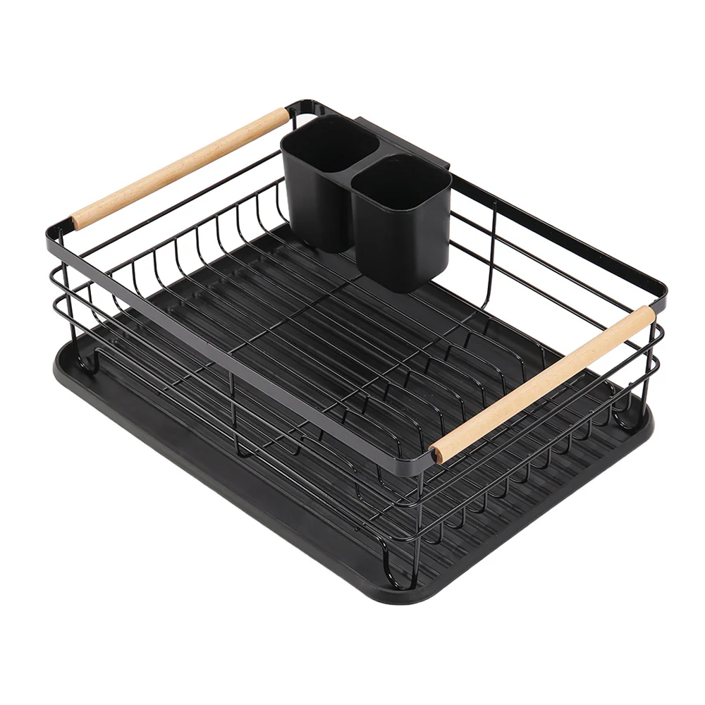 Livingandhome Black Iron Dish Drainer - Image 5