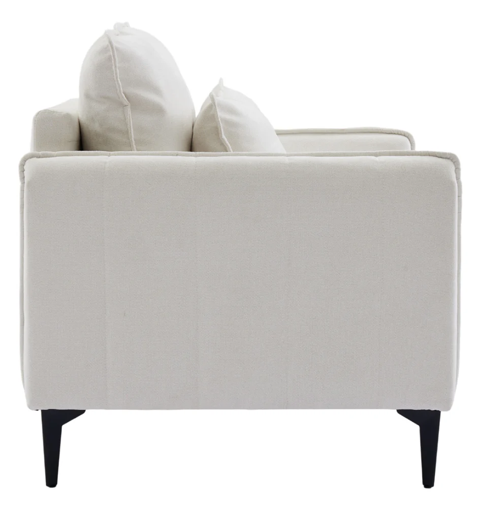 Livingandhome Comfortable Linen Sofa Armchair - Image 5