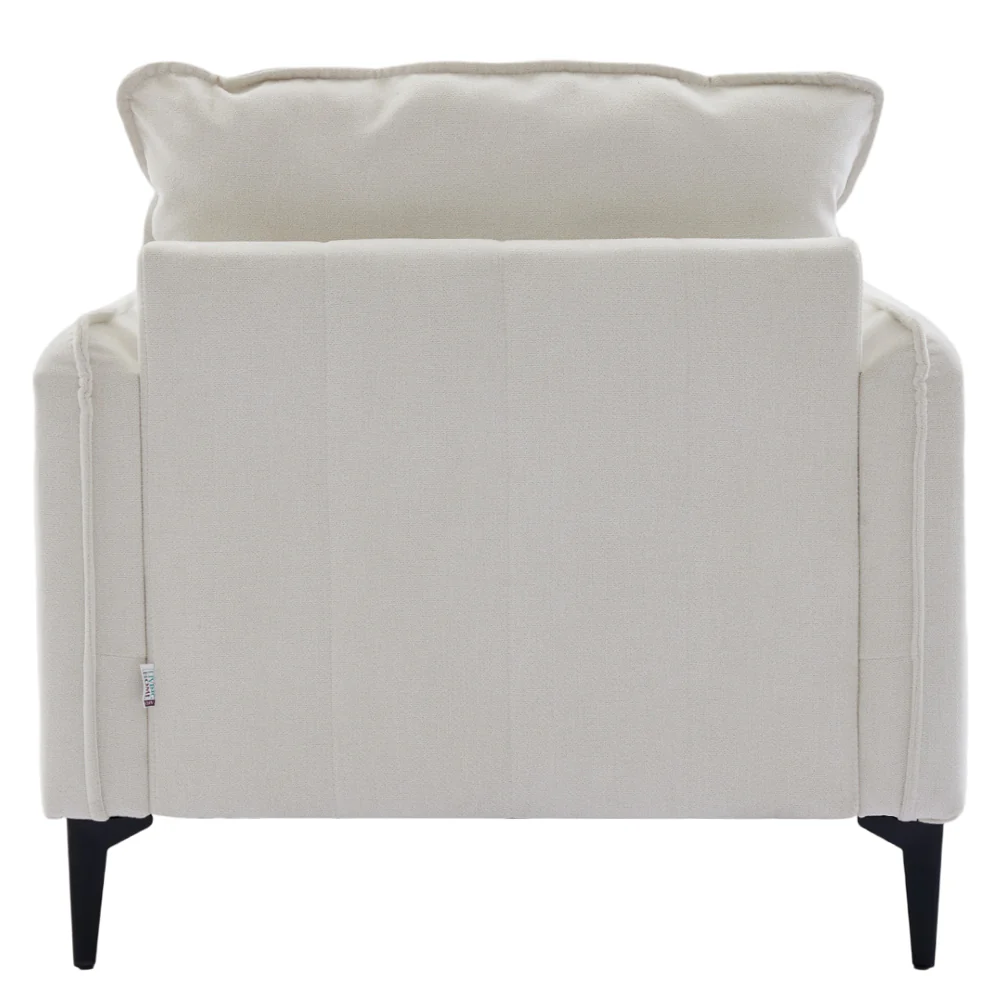 Livingandhome Comfortable Linen Sofa Armchair - Image 6