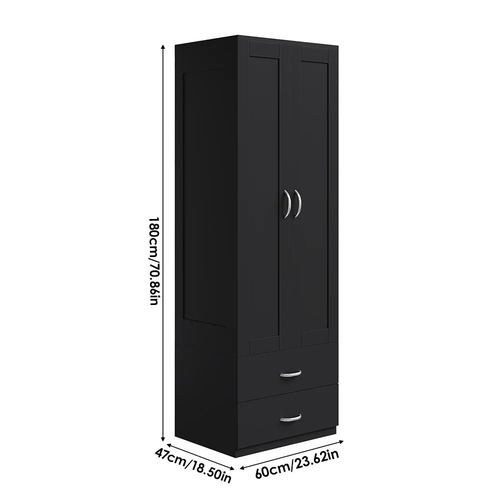 Livingandhome Compact Modern Wardrobe - Image 4