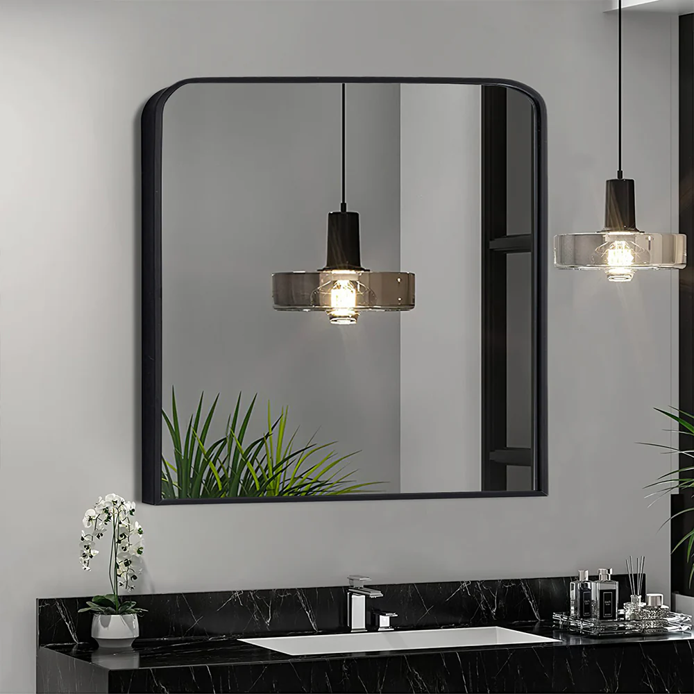 Livingandhome Contemporary Arched Wall Mirror - Image 2
