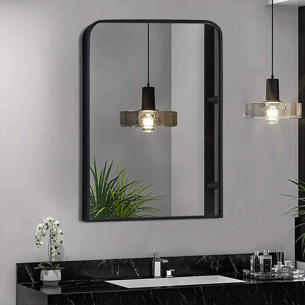 Livingandhome Contemporary Arched Wall Mirror - Image 2