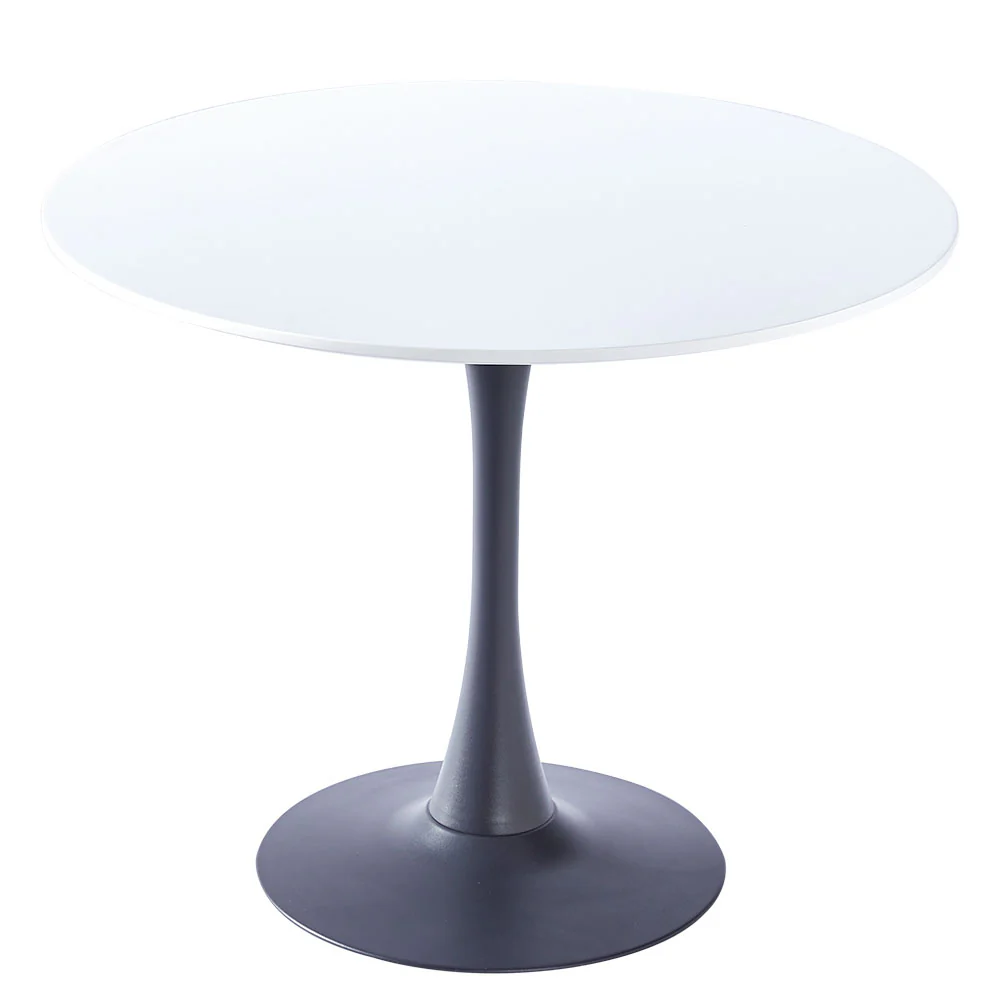 Livingandhome Contemporary Round Wooden Table - Image 4