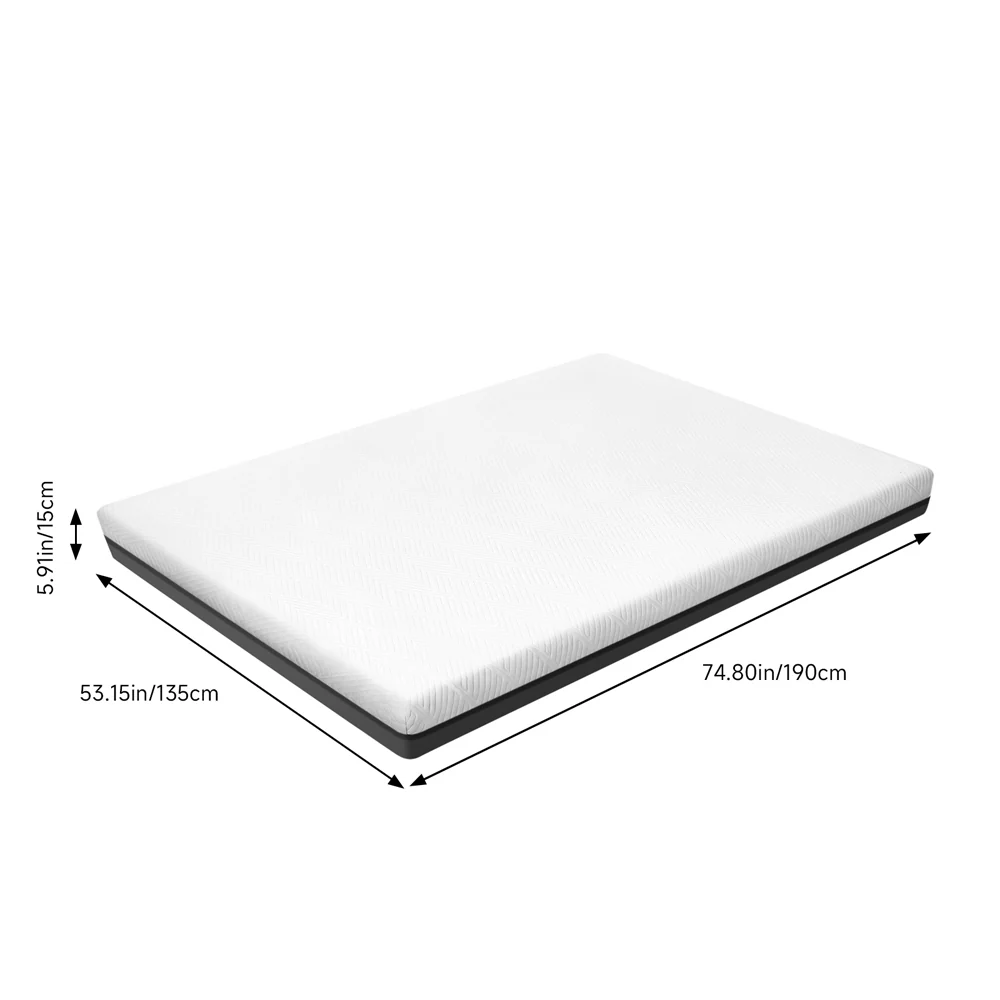 Livingandhome Cooling Gel Memory Foam Double Mattress - Image 7