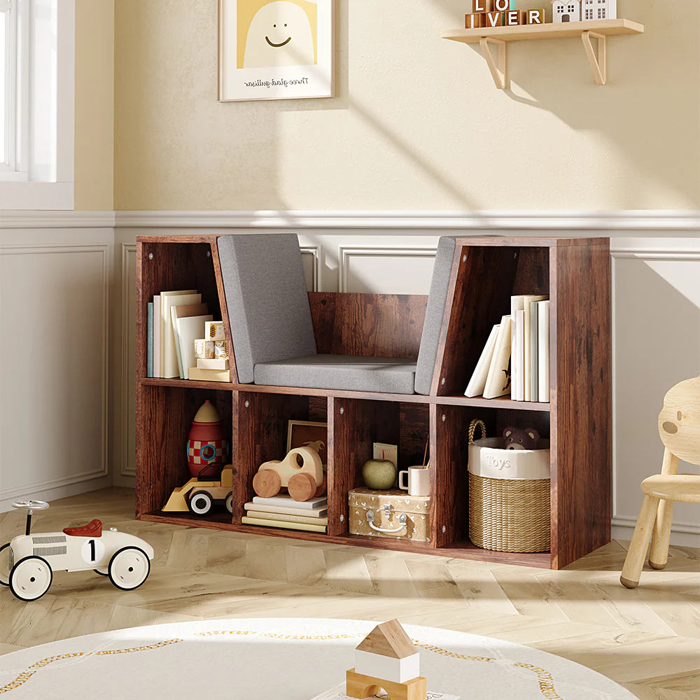 Livingandhome Cozy Kids Book Storage Unit - Image 2
