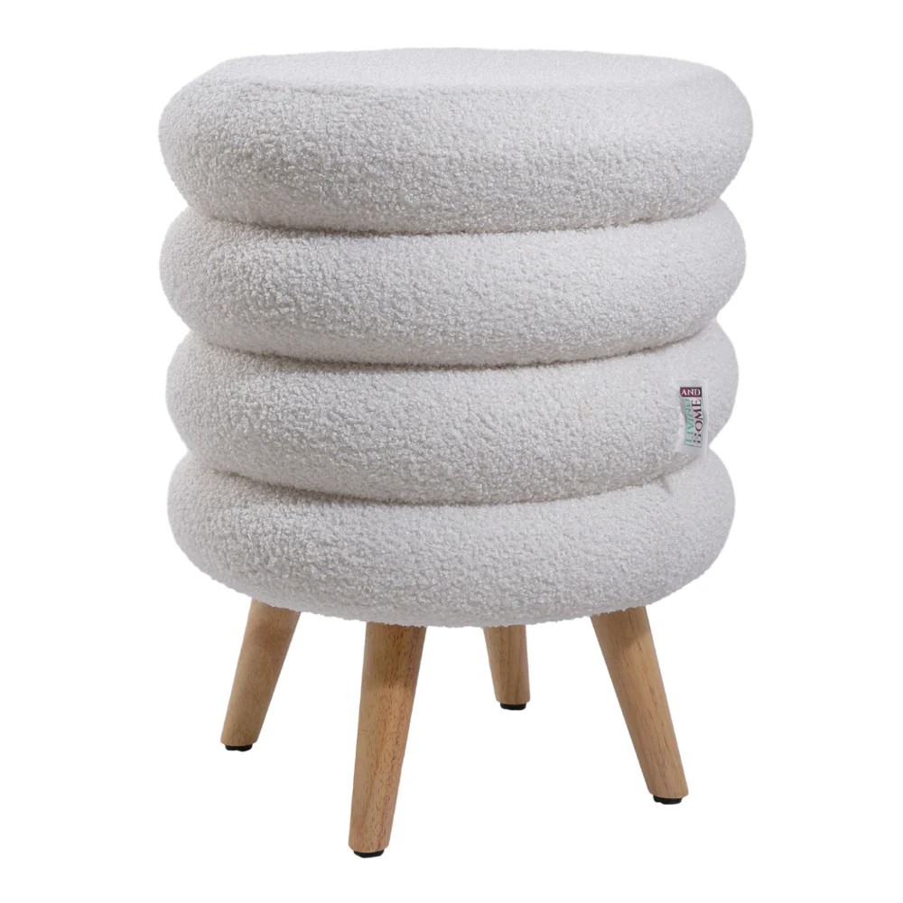 Livingandhome Creative Teddy Fabric Footstool - Image 4