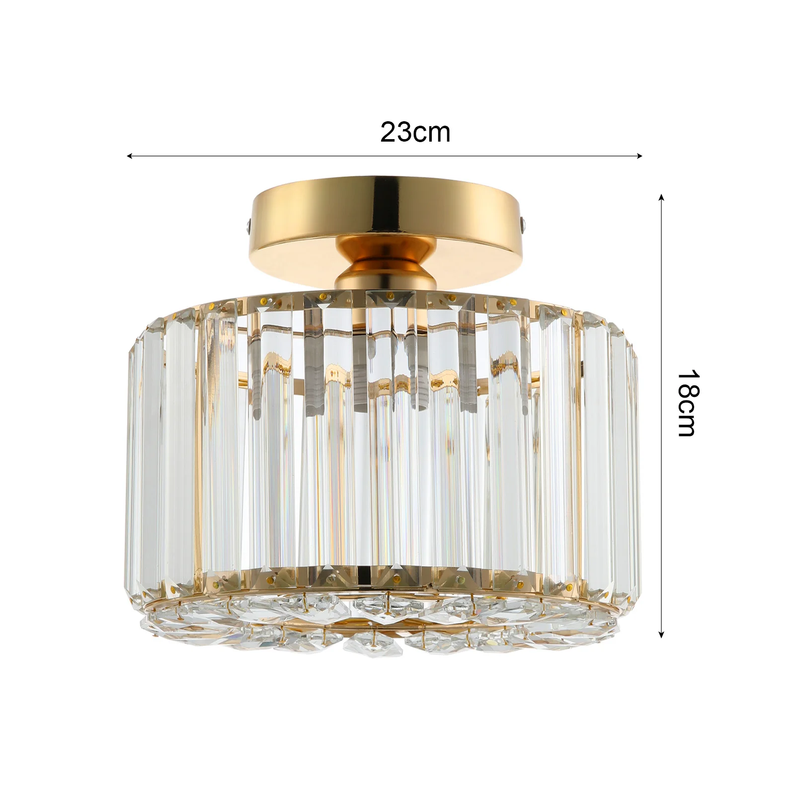 Livingandhome Crystal Mount Ceiling Light - Image 7