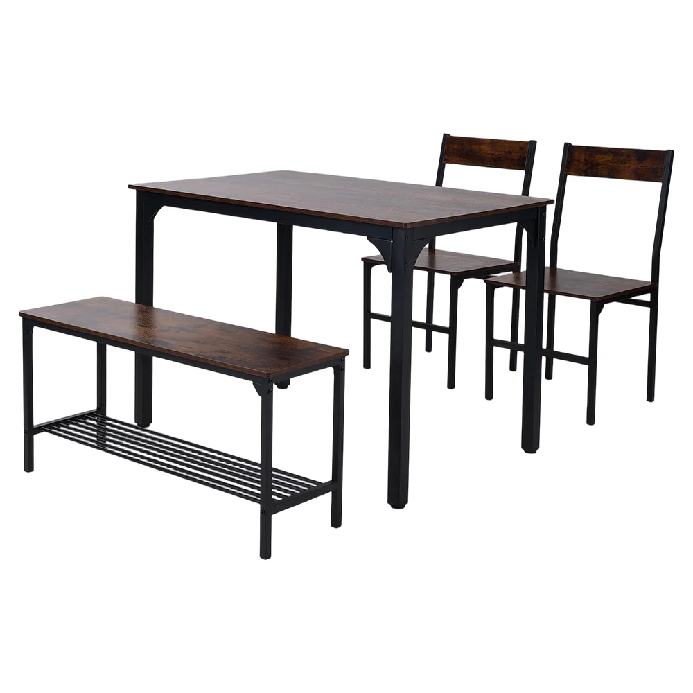 Livingandhome Dining Table Set for 4 - Image 3