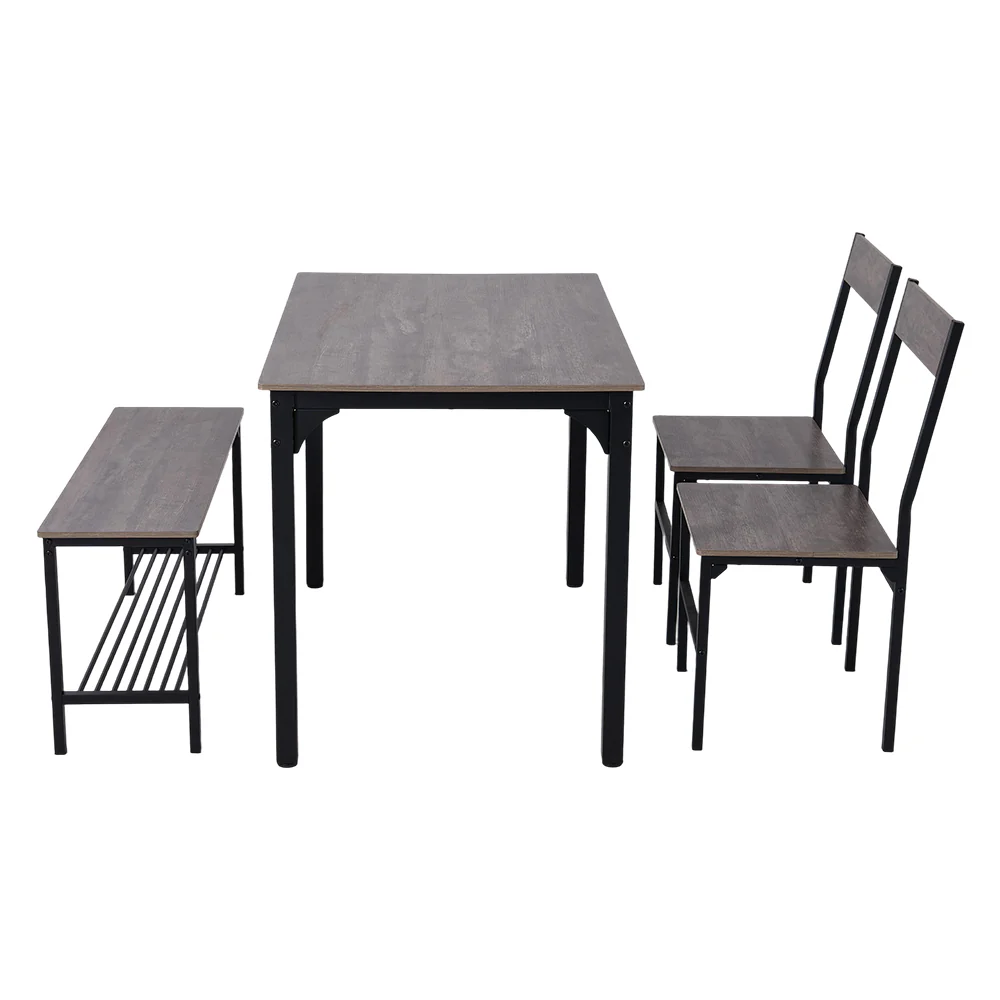 Livingandhome Dining Table Set for 4 - Image 4