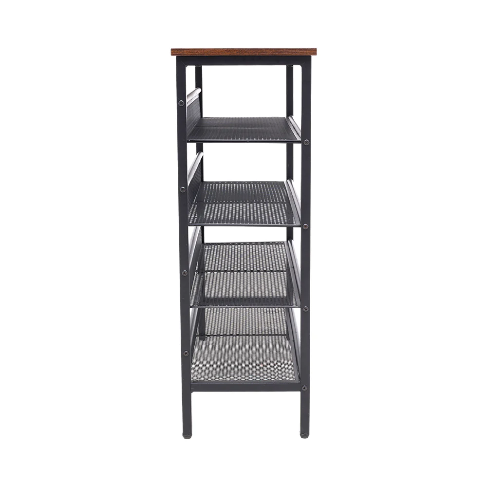 Livingandhome Direct 5-Tier Mesh Shelves Shoe Rack - Image 3