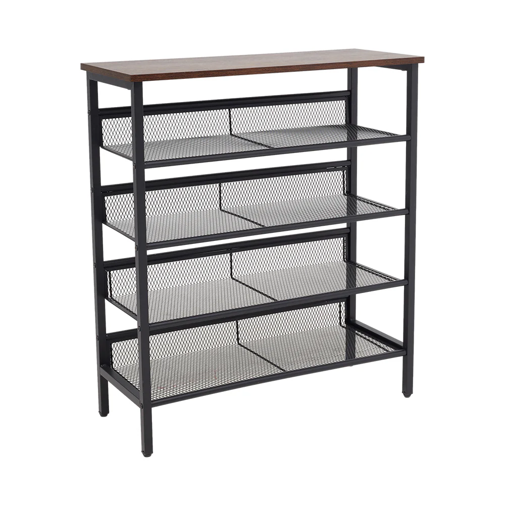 Livingandhome Direct 5-Tier Mesh Shelves Shoe Rack - Image 4