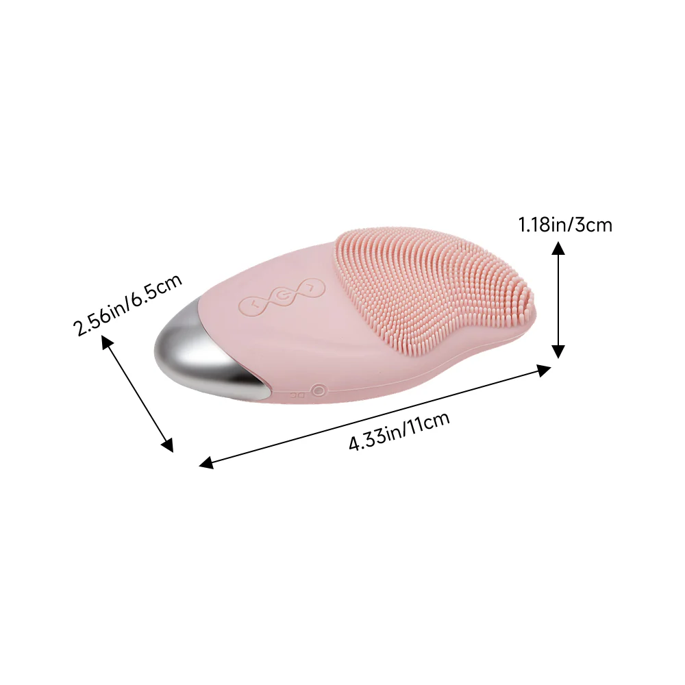 Livingandhome Electric Silicone Facial Cleansing Brush - Image 3