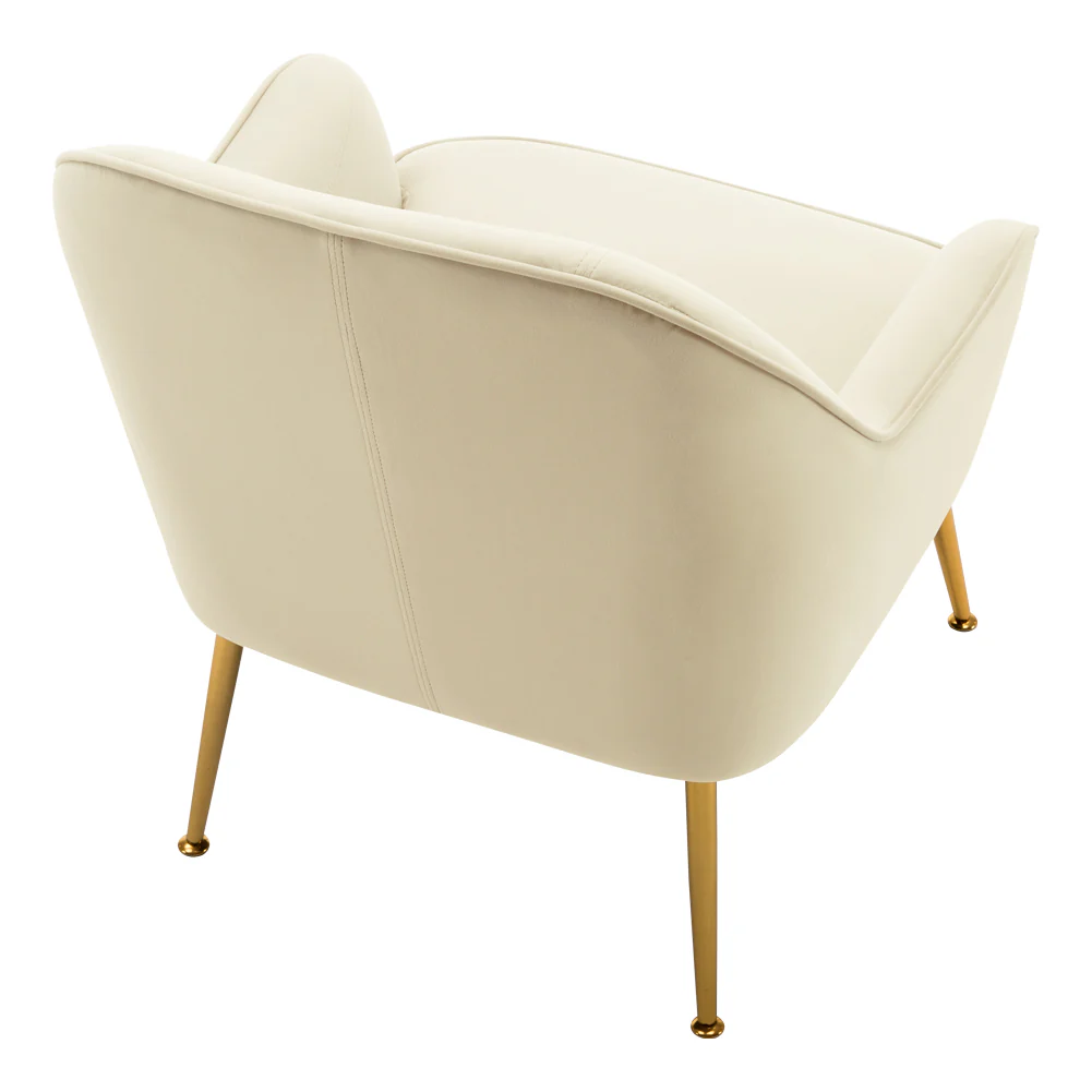 Livingandhome Elegant Upholstered Lounge Chair - Image 3