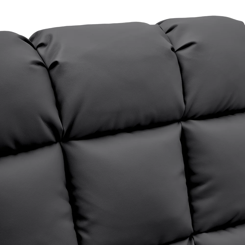 Livingandhome Faux Leather Upholstered Recliner Armchair - Image 3