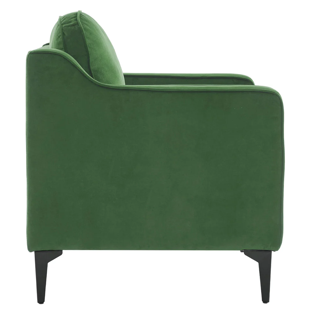 Livingandhome Fleece Upholstered Single Armchair - Image 5
