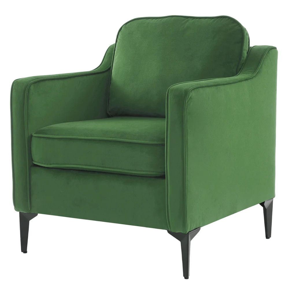 Livingandhome Fleece Upholstered Single Armchair - Image 6