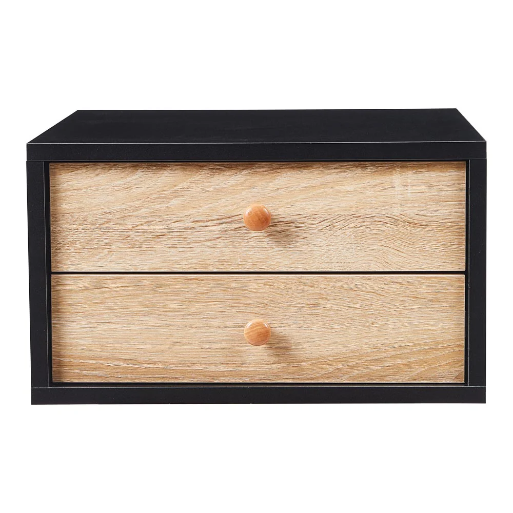 Livingandhome Floating Bedroom Nightstand With Drawers - Image 4