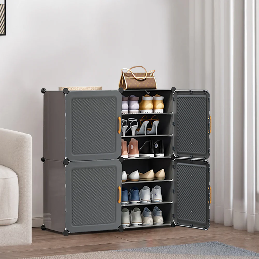 Livingandhome Foldable 6-Tier Shoe Storage Unit - Image 2