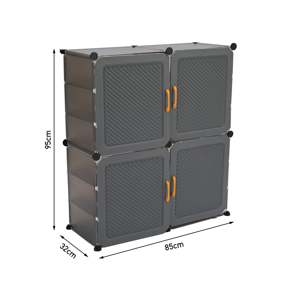 Livingandhome Foldable 6-Tier Shoe Storage Unit - Image 6