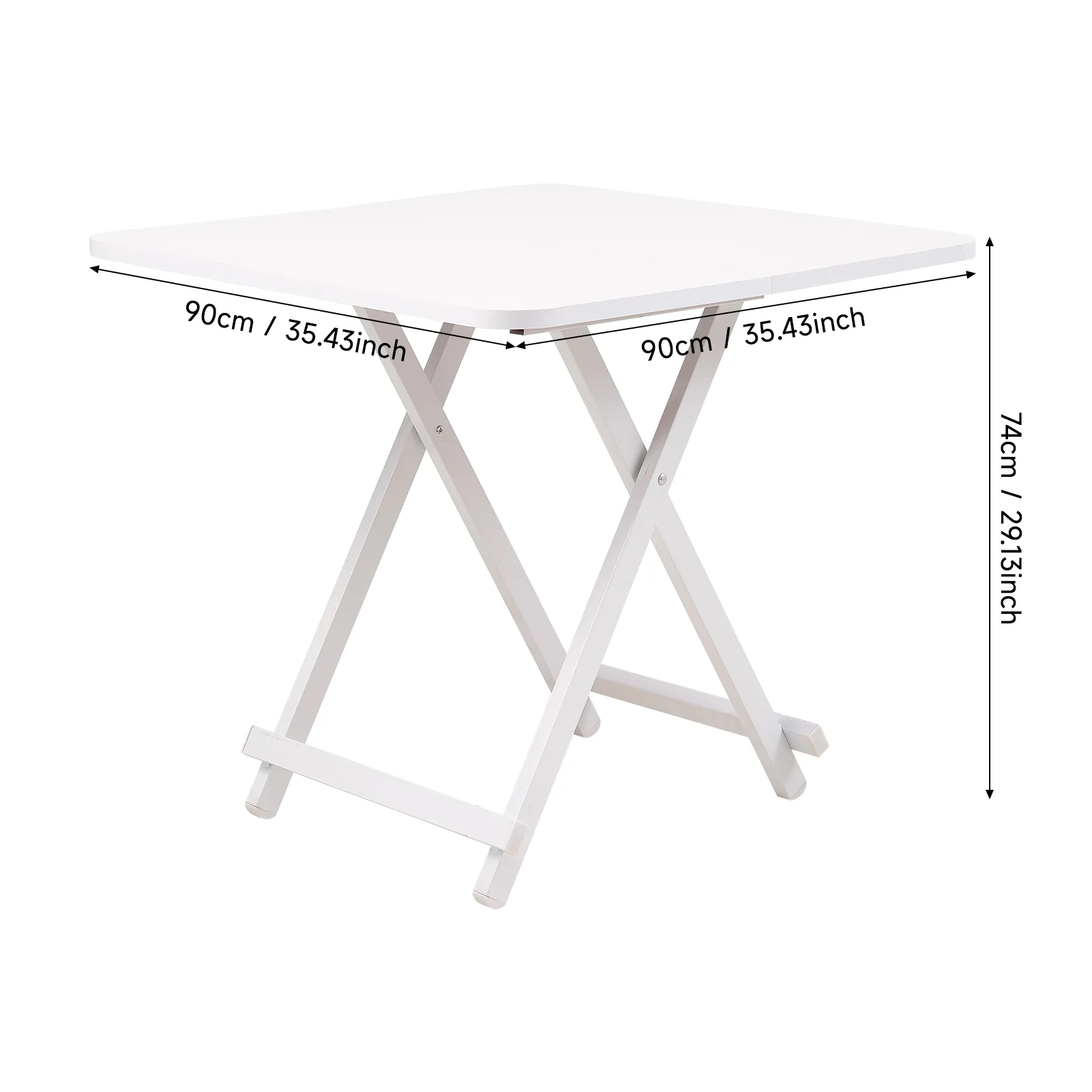 Livingandhome Foldable Dining Table - Image 7
