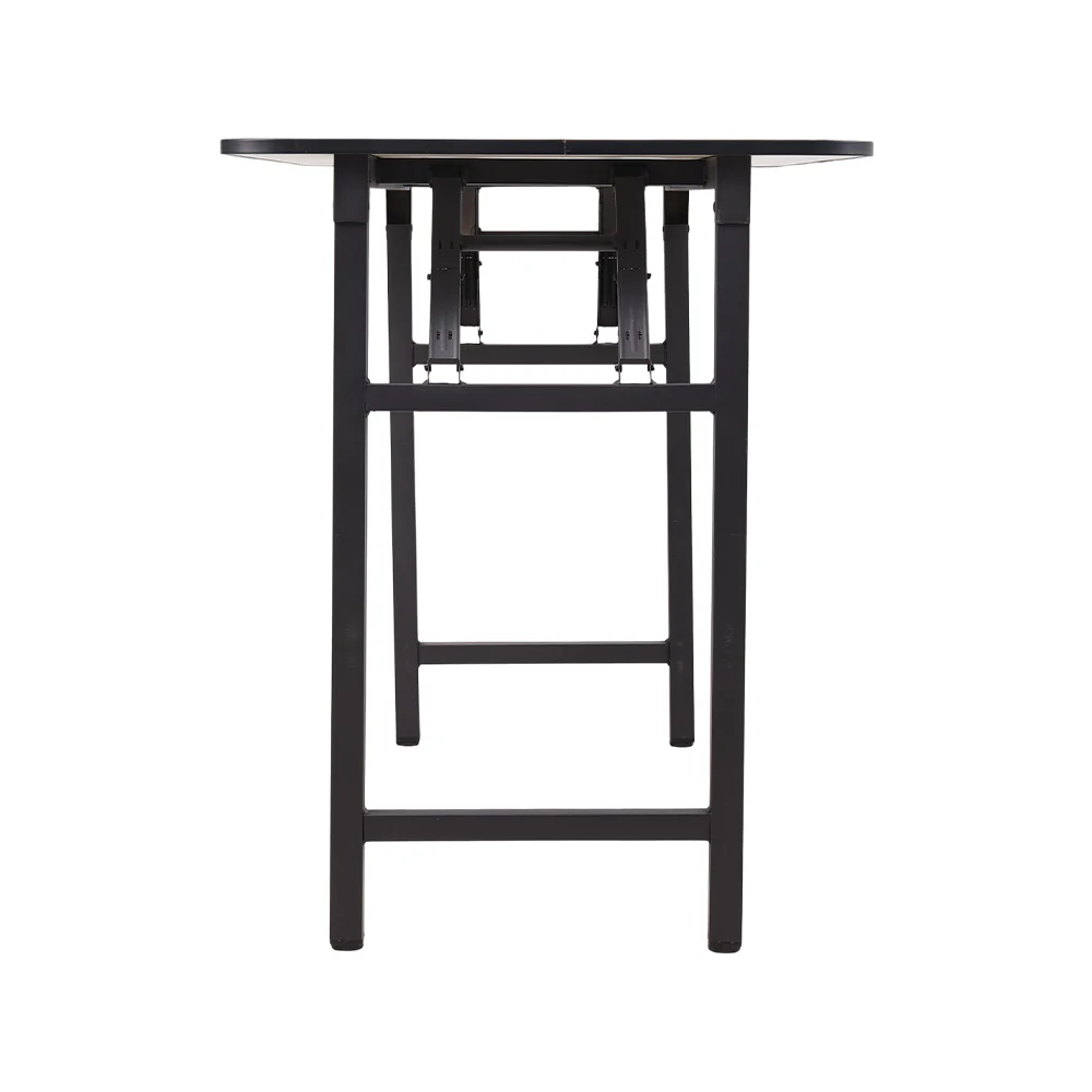 Livingandhome Folding Dining Table with Double Spring Mechanism - Image 6