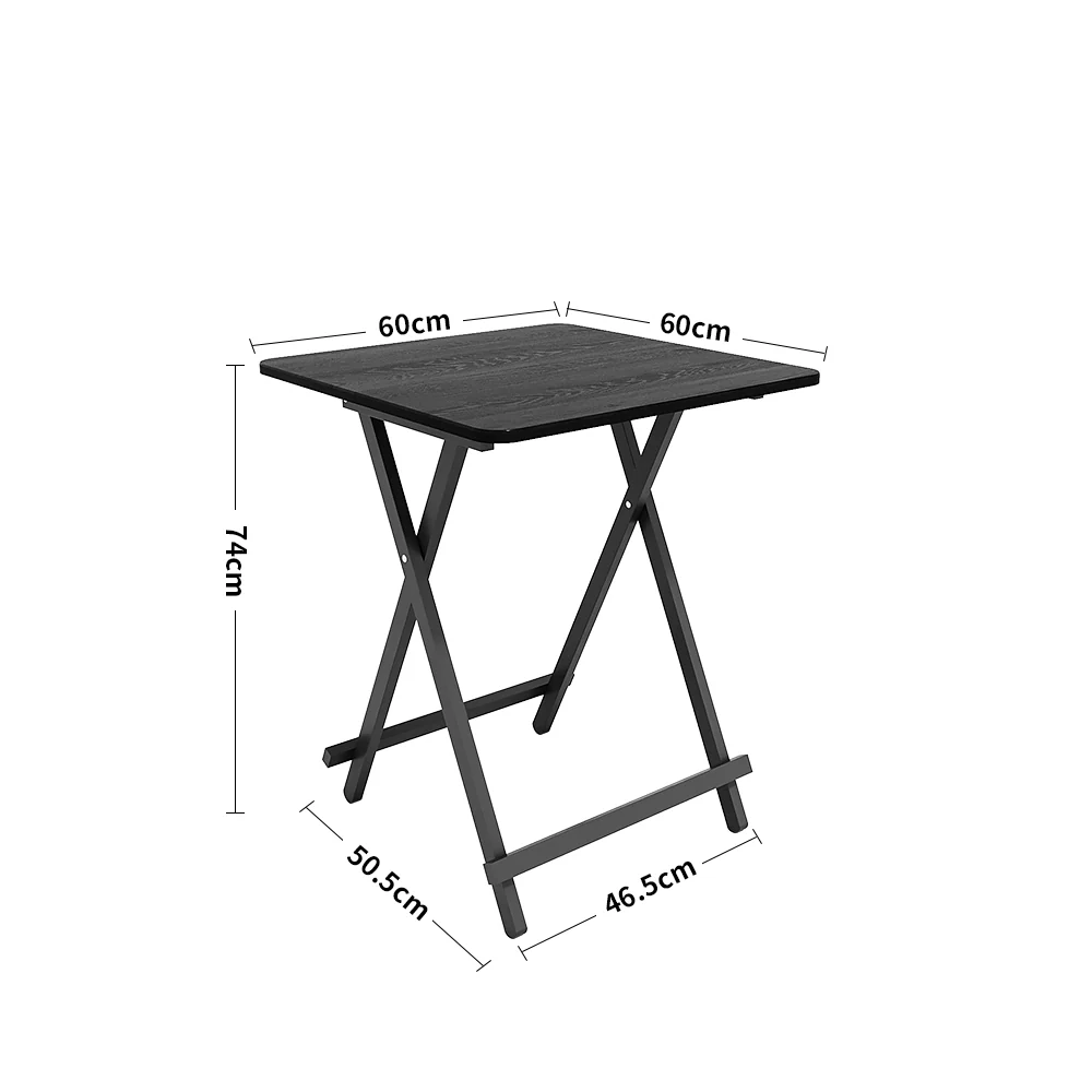 Livingandhome Folding Wooden Dining Table - Image 3