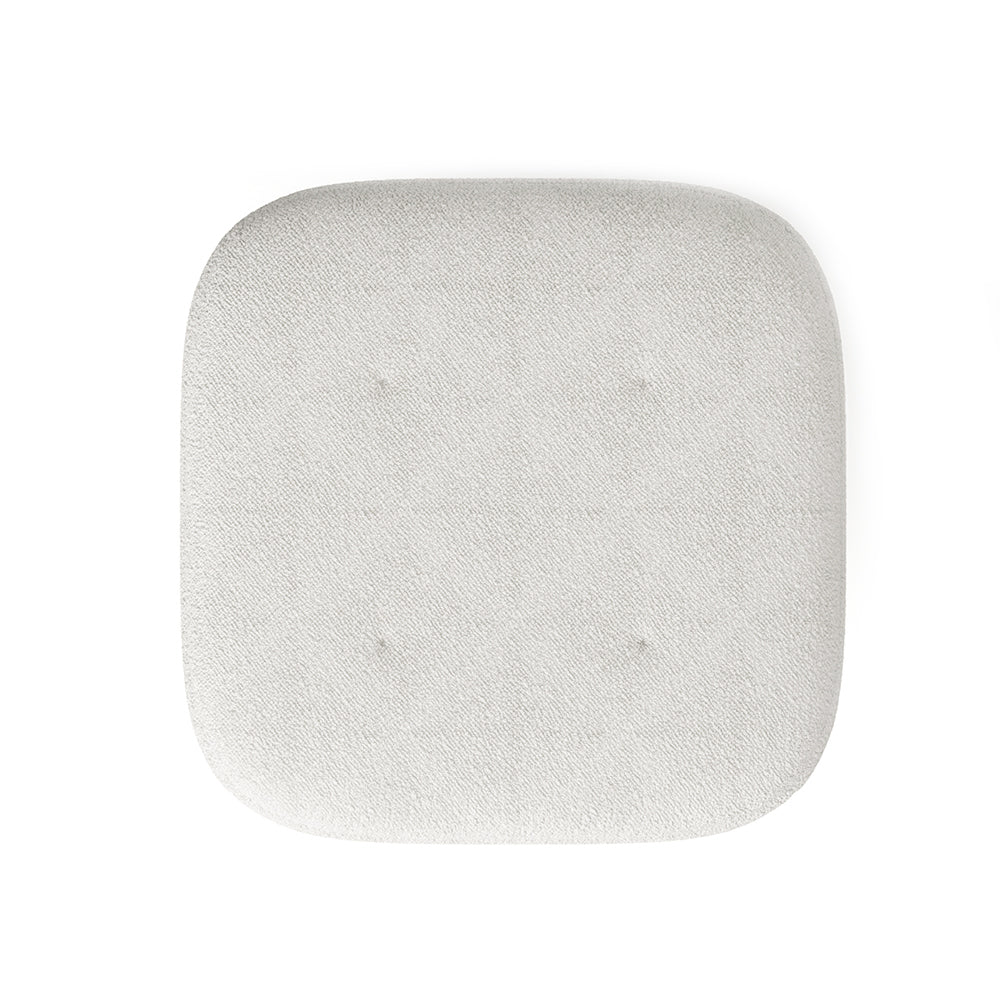 Livingandhome Footstool Pouffe Stool With Wooden Legs - Image 6