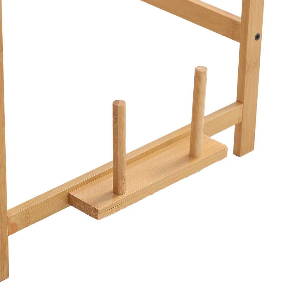 Livingandhome Free Standing Kitchen Organizer Storage Shelf Spice Jars Rack - Image 5